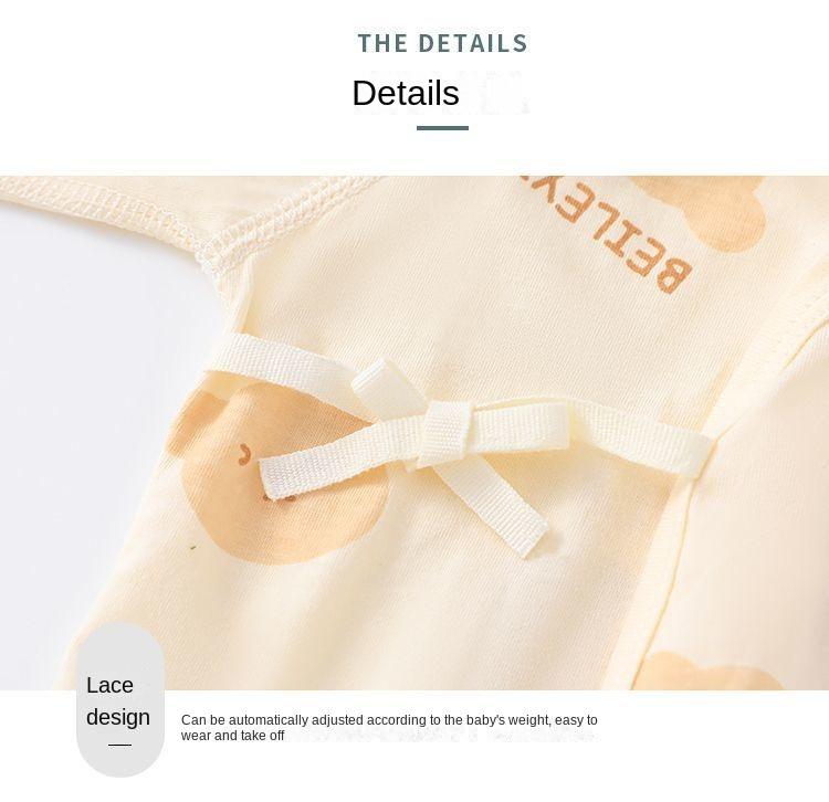 Product Introduction of Newborn Baby Summer Thin Romper Unisex Pure Cotton Breathable 6