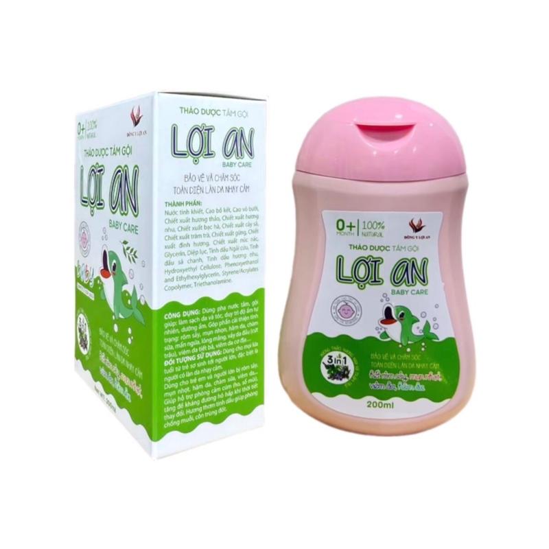 Sữa Tắm Gội Thảo Dược Lợi An Cho Bé 200ml 1