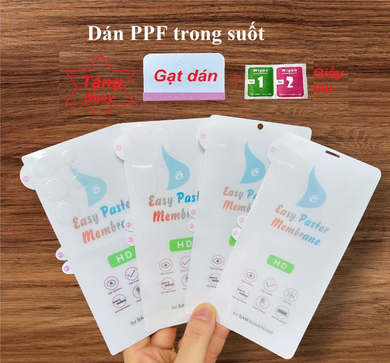 Dán PPF SS trong suốt mặt Trước/ mặt Sau S8/S9/S10/S20/S21/S22/S23/S24/Fe/Ultra/Note/8/9/10/20/Ultra/+/plus