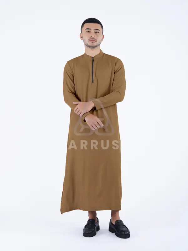 Ashraf Jubah Pria Lengan Panjang Polos Muslim Gamis Dewasa Arrus 6