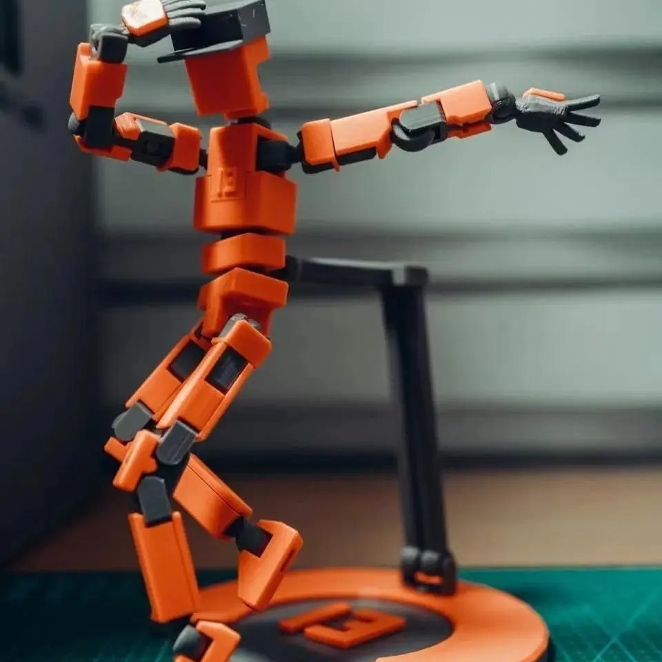 More than Movable Joint Doll 3D Printing Custom Mechanical Style Lucky 13 Toy Play Decompression Artifact Finished Product