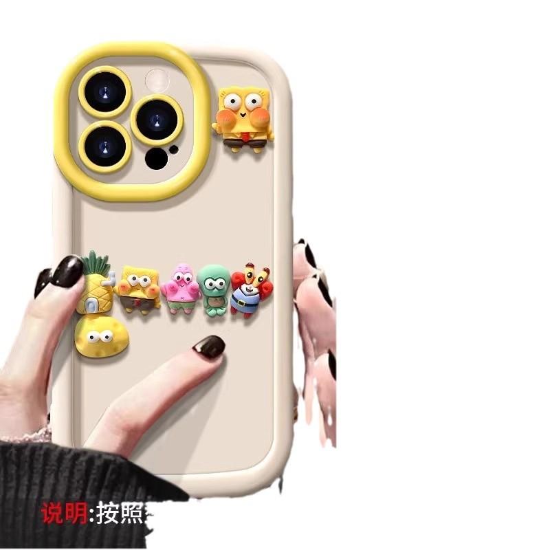 Búp Bê Em Bé Bọt Biển, Năm 2025, Dành Cho Ốp Điện Thoại Apple 16promax, Iphone14plus Và 15 / 13mini, Cảm Giác Như Da 4
