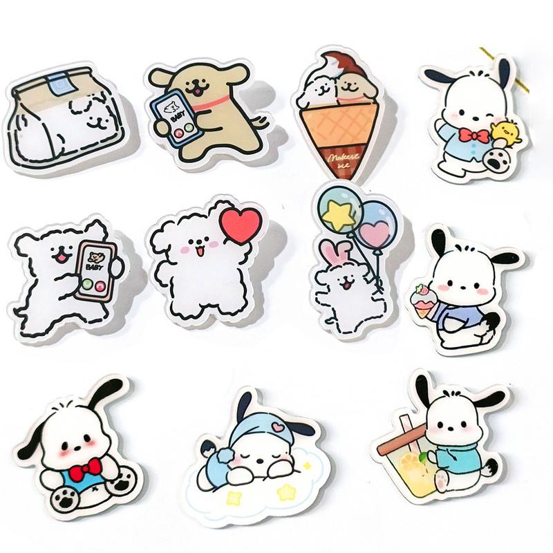 Huy Hiệu Snoopy Ghim Nhựa Cài Áo Chó Trắng Hoạt Hình Anime Manga Cá Tính - Trâm Cài Balo Pin Cài đồ 1k Nữ