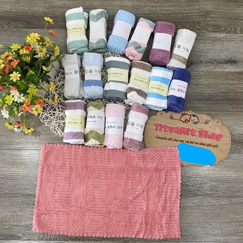 Khăn mặt hàn cho bé khăn mặt cho bé siêu mềm