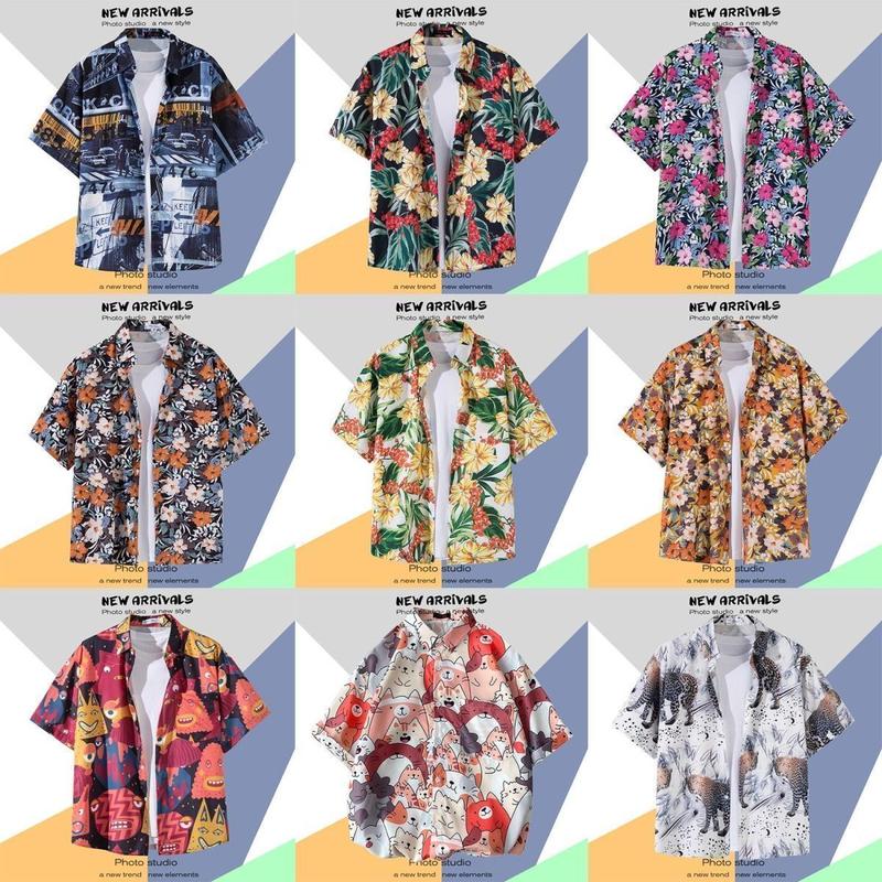 Product Introduction of Áo Sơ Mi Đi Biển Thường Ngày Dành Cho Nam Giới, Áo Sơ Mi ngắn Tay Áo Mỏng Mùa Hè, Áo Sơ Mi In Hình, Dáng Rộng Vừa Vặn, Áo Sơ Mi Hawaii Sành Điệu, Thích Hợp Cho Phụ Nữ, Năm 2025 5