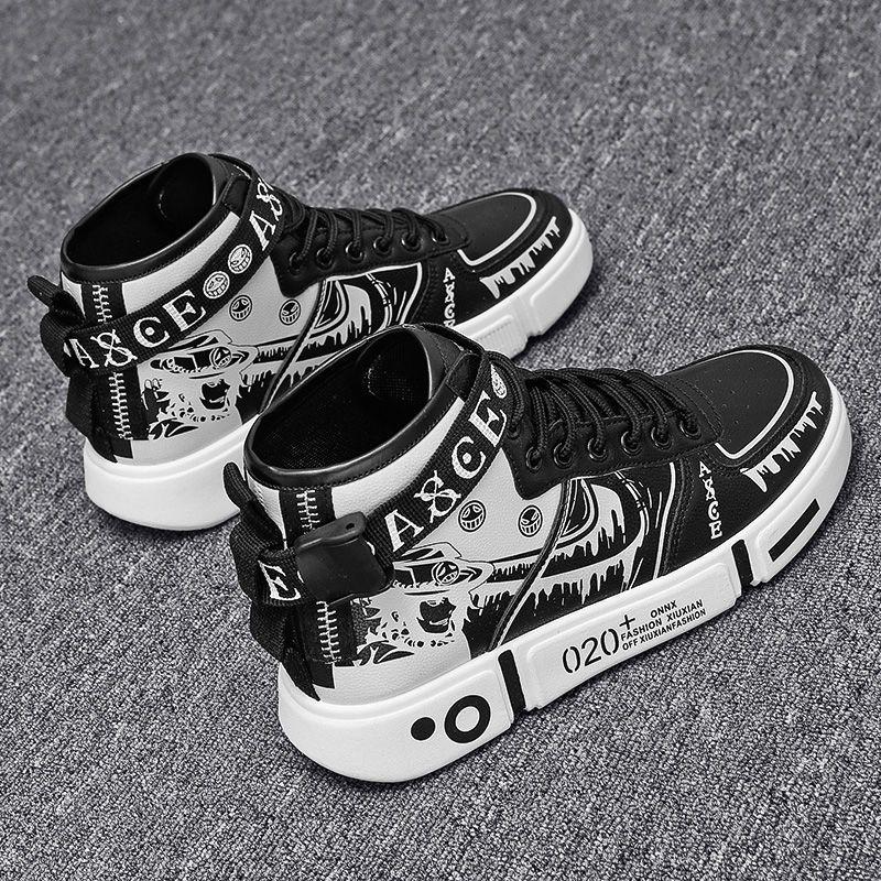 Product Introduction of Spring And Autumn Boys' Shoes Boys AJ High-Top Sports Sneakers 8 Years 9 Big Kids 11 Children 10 White Shoes Girls 1