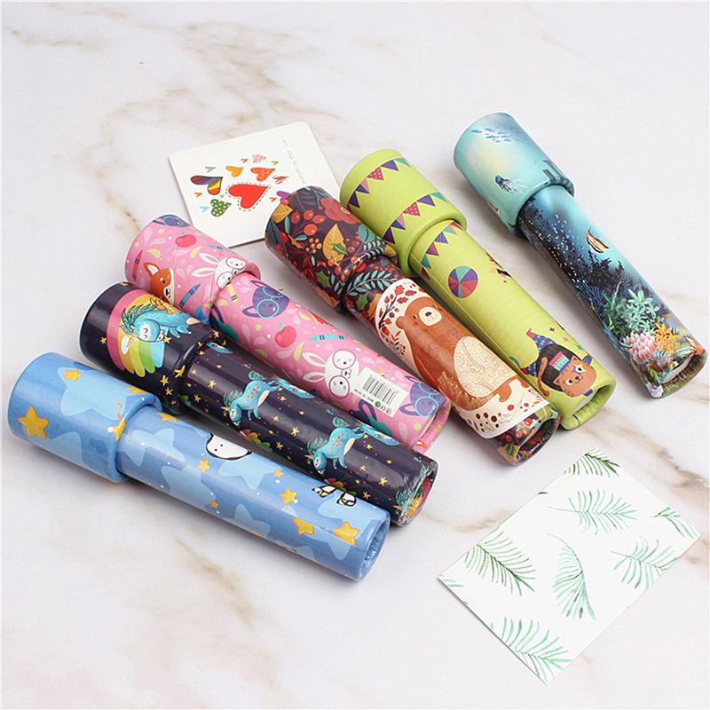 Product Introduction of 1Pc Rotating Kaleidoscope Classic Nostalgic Child Science Experiment Toy Parent-child Kid Educational Toy Magical Change Gift 23