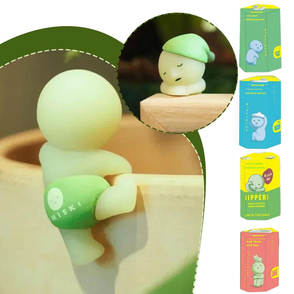 ชุด Hippers, Mofusand และ Smiski Hipper, ชุดแมวตกแต่งแบบสุ่ม, ชุดรูป, รูปทรงของขวัญ, S6Y0