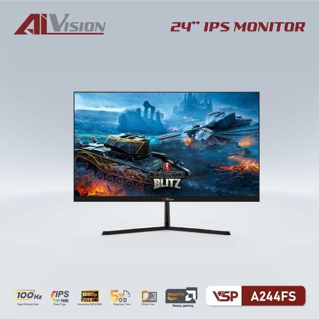 Màn hình văn phòng VSP AiVision A244FS 24 Inch 100Hz - Mới - Bảo hành 24 Tháng