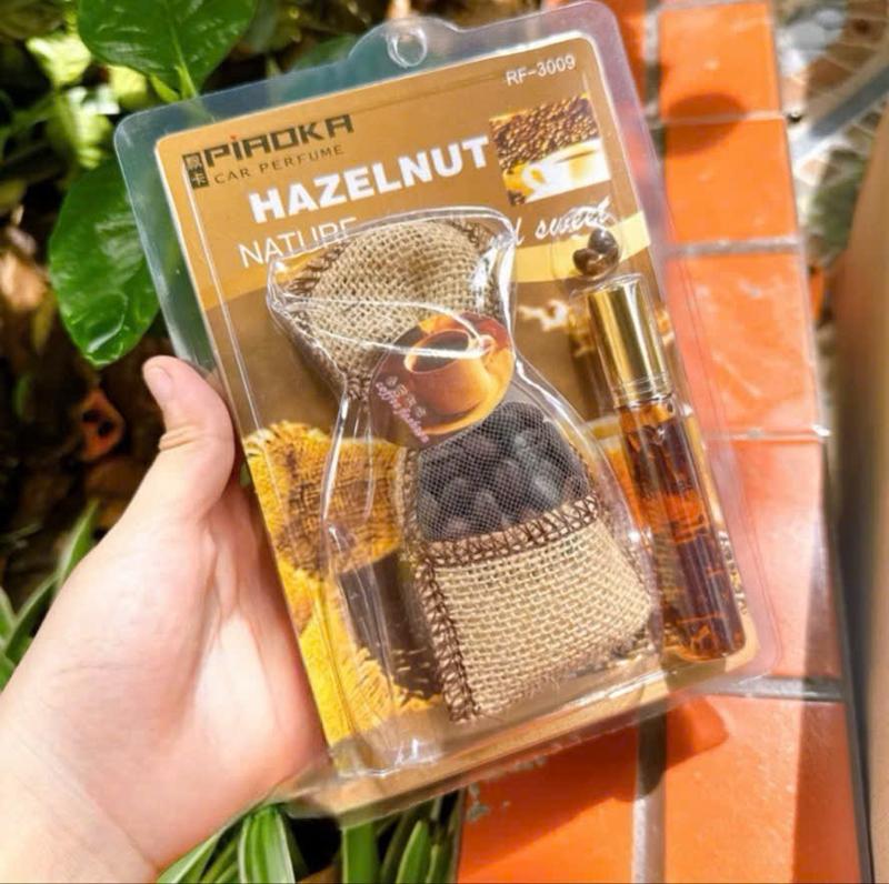 Túi hạt Cà Phê khử mùi treo xe Ô tô kèm tinh dầu