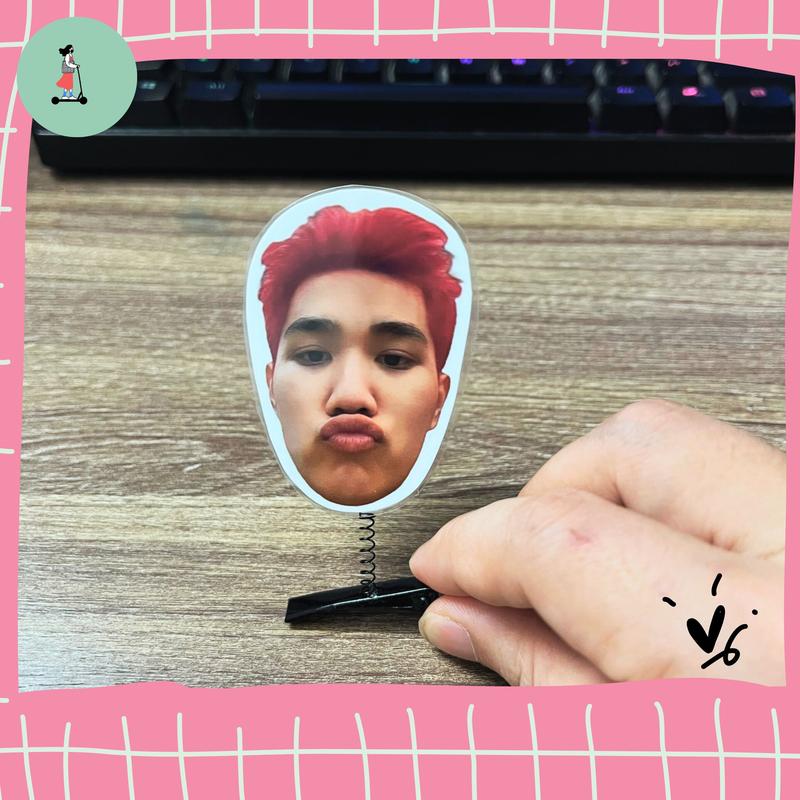 Kẹp Tóc Lò Xo In Ảnh Theo Yêu Cầu Quà Tặng Bạn Bè Bạn Trai Bạn Gái hanmade