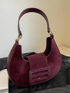 Women's Solid Color Fashionable Pu Shoulder Bag, 2025 New Style Casual Versatile Zipper Shoulder Bag for Daily Use, Travel, Shopping, Dating