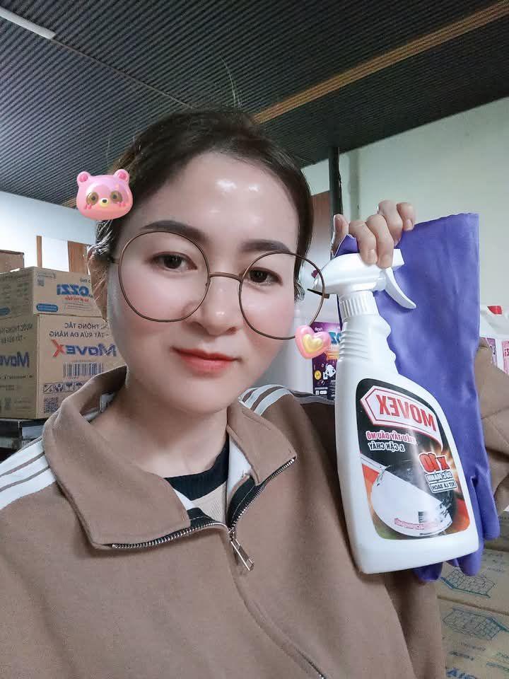 Product Introduction of Siêu Tẩy dầu mỡ và Cặn Cháy MOVEX (mua 1 chai siêu tẩy Movex tặng 1đôi găng tay nỉ nhật ) 12