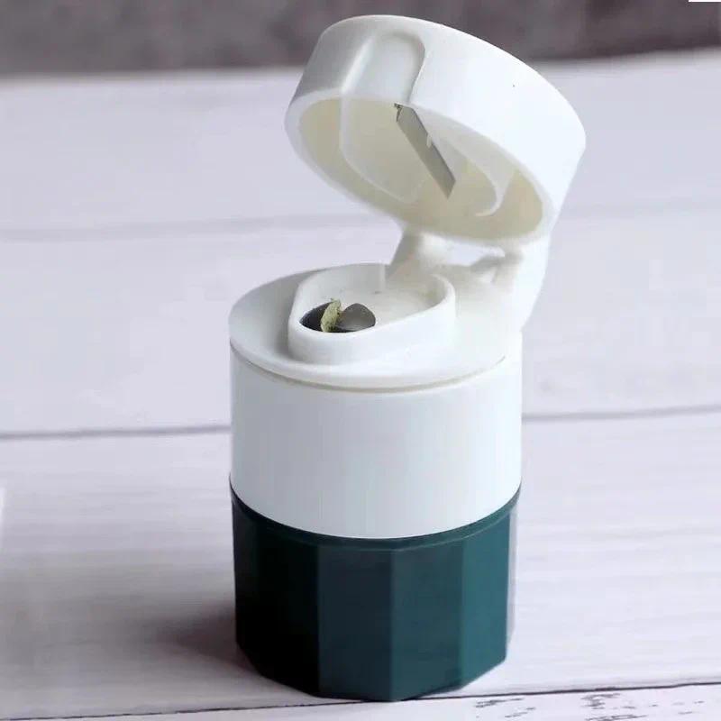 Máy Xay Bột 4 Lớp Cầm Tay Đa Năng, Máy Cắt Thuốc Bột, Hộp Chia Thuốc, Hộp Đựng Thuốc, Máy Nghiền, Máy Chia 5