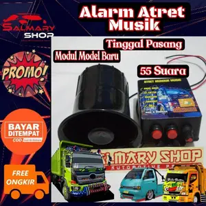 TINGGAL PASANG Alarm Mundur Awas Awas Alarm Atret Musik Lagu Truk Canter Bis Bus bisa 12v 24v 12 Volt 24 Volt