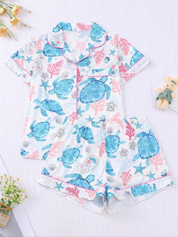 Nutty Retreat - Drift Set <br> Women's Embroidered T-shirt & Cotton Pajama main image 0