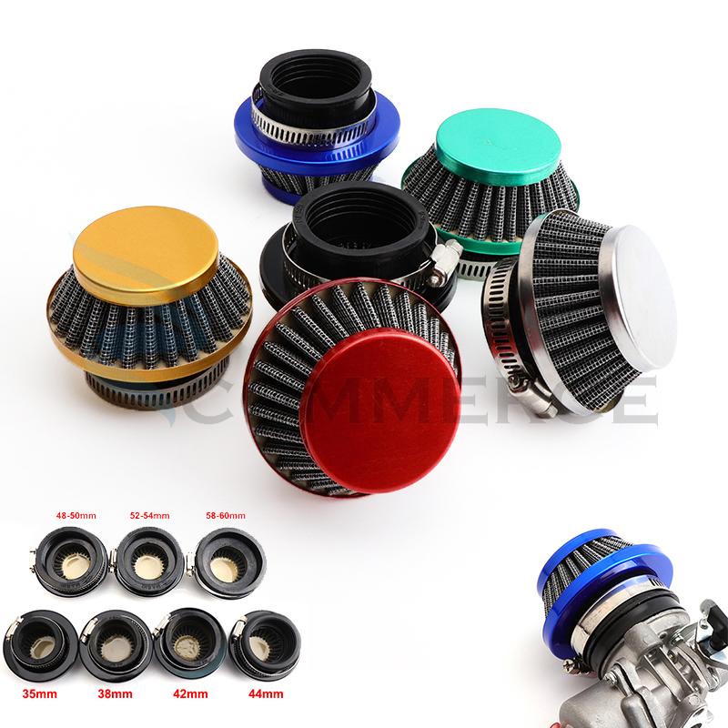 Bộ lọc không khí, dành cho xe máy, có kích thước 35 / 38 / 42mm / 44 / 48 / 54 / 58mm, Thích hợp cho xe đạp có động cơ khí, xe đạp mini đẩy, xe đạp bỏ túi, xe máy, ATV, Quad 0