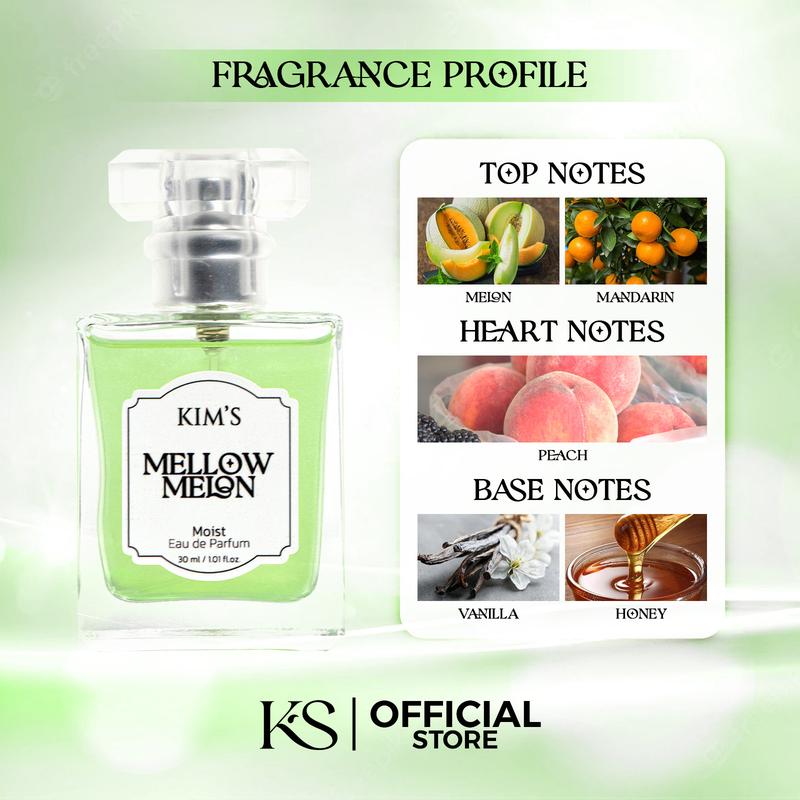 Bundle KIM'S Moist Eau de Parfum (EDP) Isi 5 - All Varian - Parfum + Pelembab Wangi Tahan Lama KIMS 30ml Vanila Perfume Wanita Melati Bunga 1