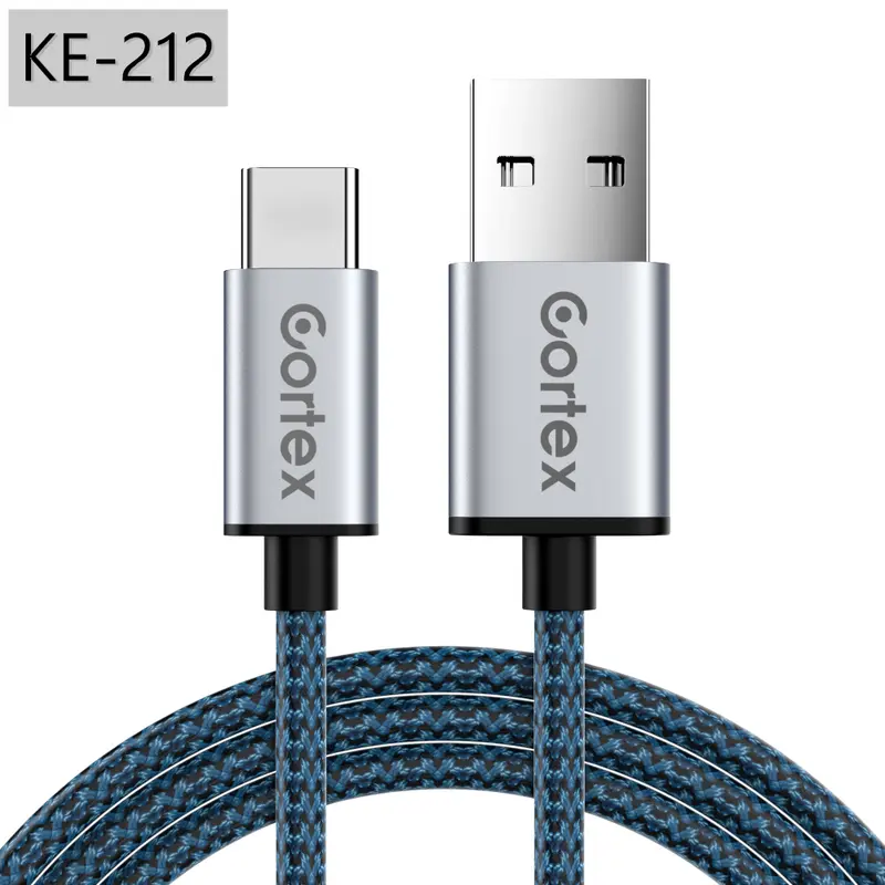 Cortex Power - KE-212 Kabel Data Type-C To USB Cable For Tipe-C Quick Charge 3A Fast Charging 120CM 1.2M 4