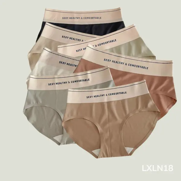 Combo5 - 10 Quần Lót Nữ Đúc Su Tàng Hình Cạp Cao Chất Su Mềm Mịn Hanly - LXLN18. 0