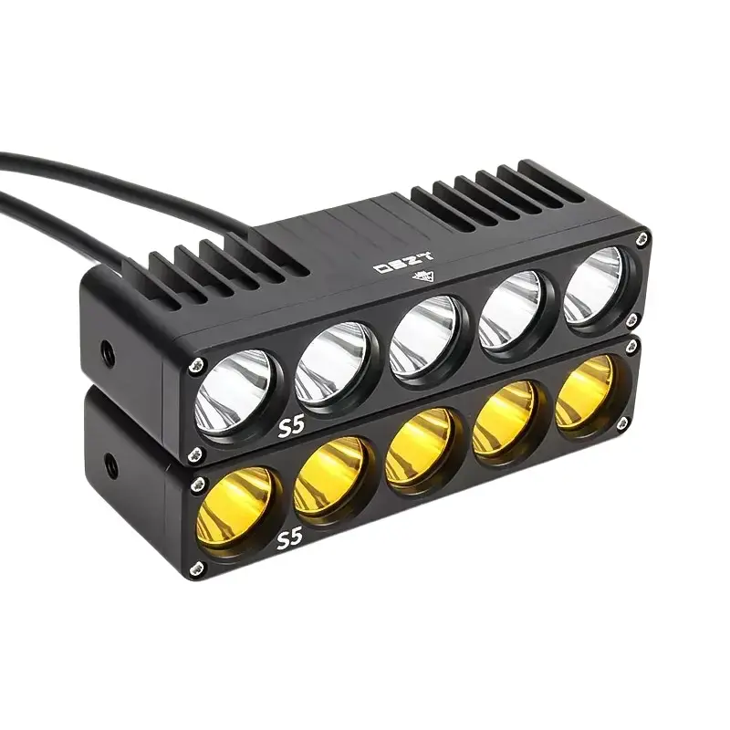 Đèn trợ sáng S5, đèn trợ sáng hàng nội địa Trung Quốc sử dụng led luminus SFT40 công suất 220w/cặp chiếu gom-xa