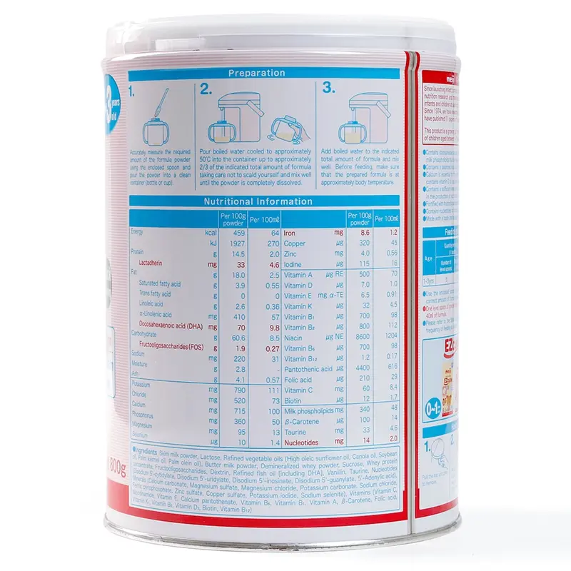 Sữa Meiji Growing up Formula cho bé từ 12-36 tháng 800g 3