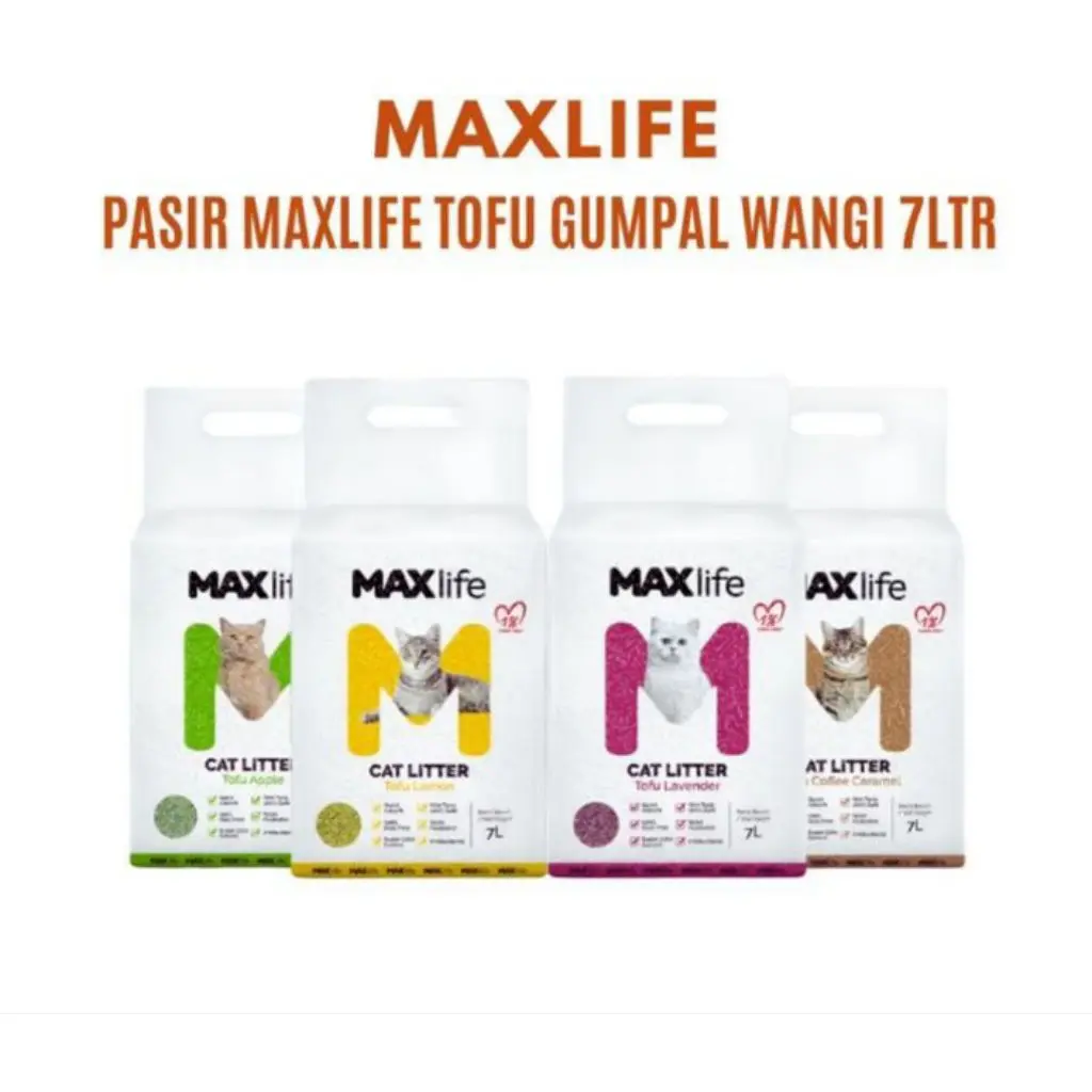 MaxLife Tofu Pasir Kucing 7L