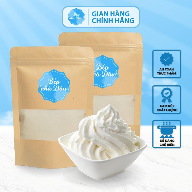 Bột Whipping Cream Túi Nhỏ 100g Bếp Nhà Dâu
