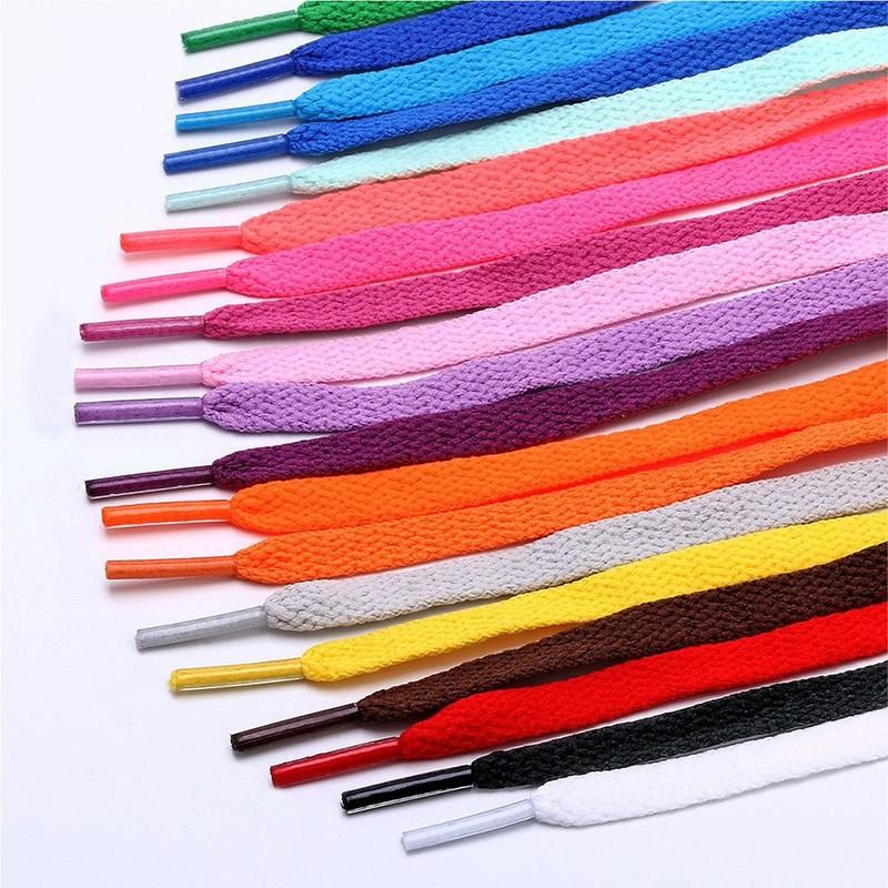 Dây giày thể thao sneaker nam nữ nhiều màu bản dẹp Ximo DG01 3