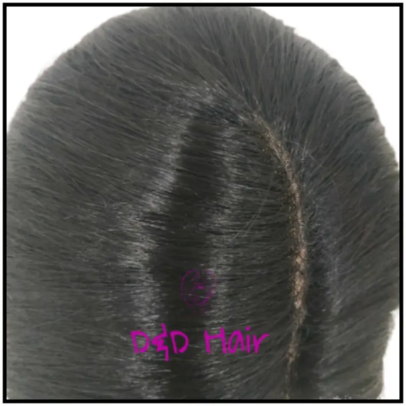 Wig Gondrong - D&D300704 - Black - Front Lace Wig - Wig Pria 4