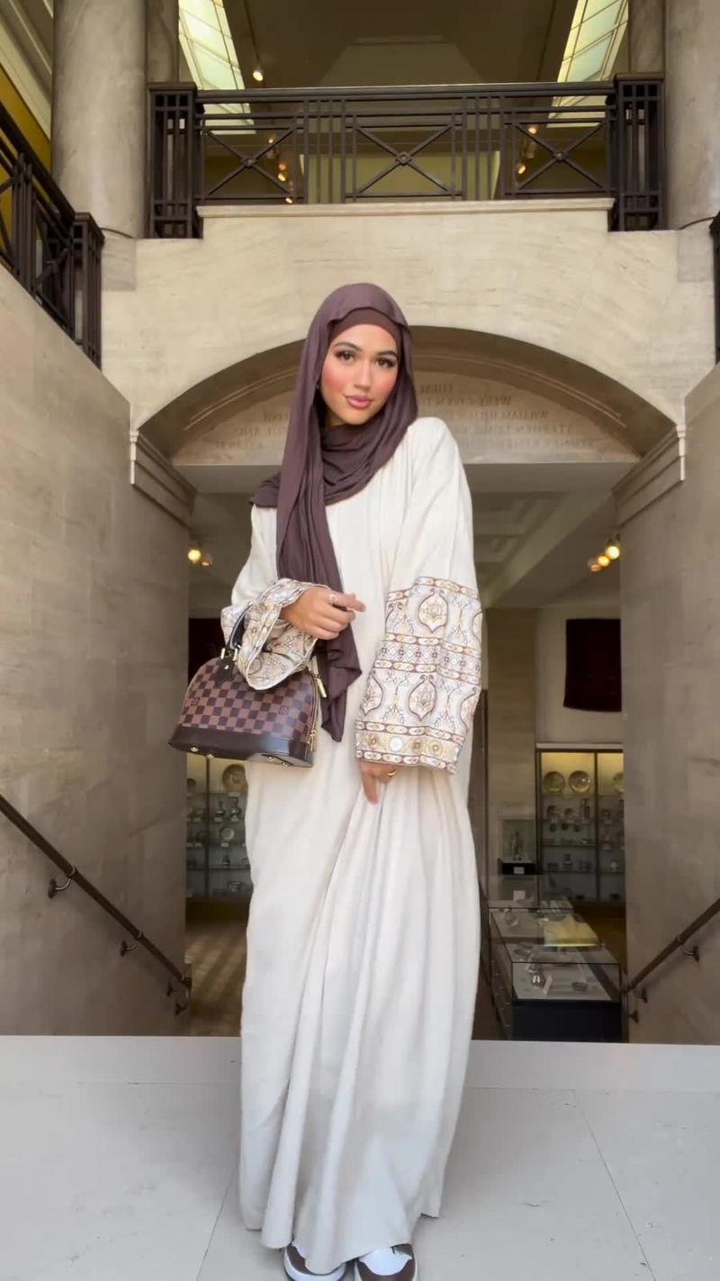 Product Introduction of Bohemian Long Dress Loose Retro Puff Sleeve| abayas singapore alaydrus bambina baju kurung raya 2025 ke barung butterfly sparkly dress coquette mesir black lavella luna plus size pashmina zainab collection glitter 3