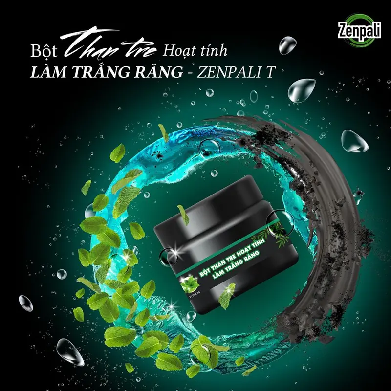 Bột than tre hoạt tính làm trắng răng Zenpali 2