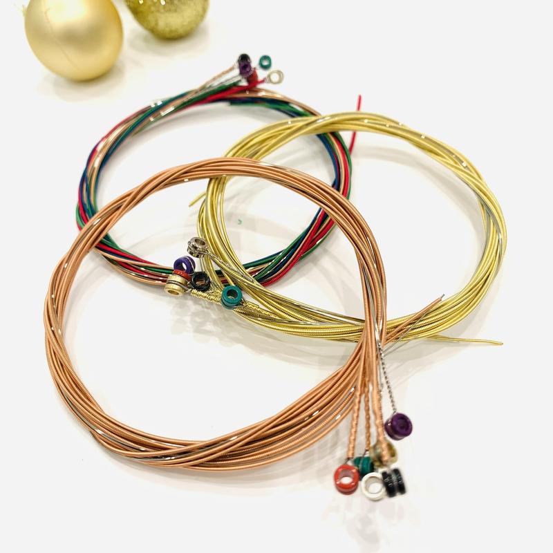  Bộ 6 dây đàn ghita acoustic giá rẻ có đánh số dây 