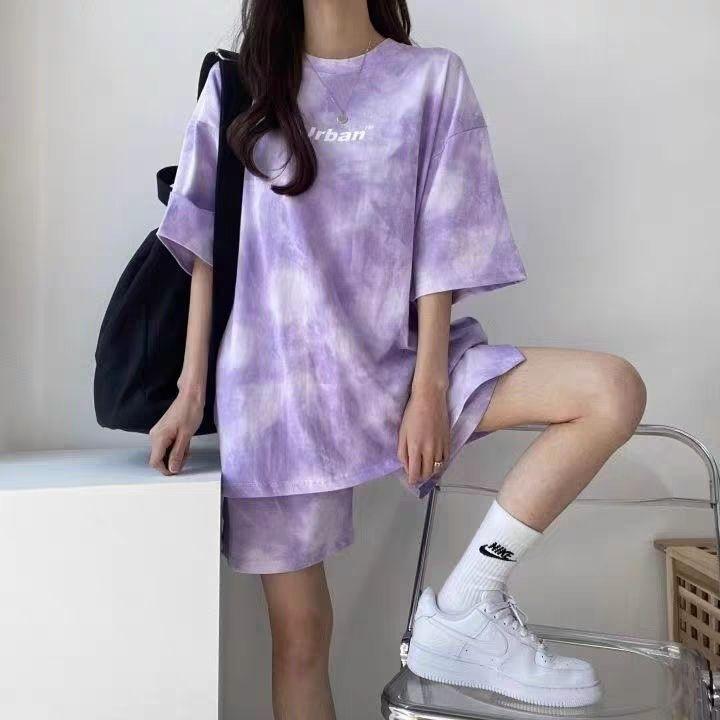 Bộ Quần Đùi ngắn Tay Trang Phục Hai Mảnh Cho Nữ, Bộ Đồ Thể Thao Thường Ngày Thời Trang Mùa Hè Mới 2022, Thích Hợp Chạy Bộ, Dáng Rộng Rãi Và Bó Sát, Dành Cho Nữ 2