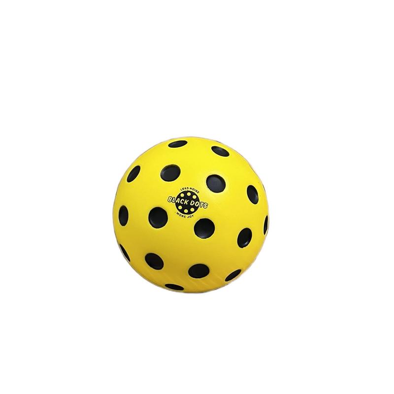 Bóng Pickleball chống ồn - Bóng foam mềm Black Dots - Tập Pickleball tại nhà 1