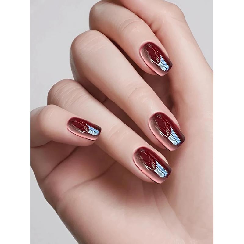 Sơn gel mắt mèo tango đỏ rực rỡ đam mê móng nghệ thuật UV Manicure [SK200] 3