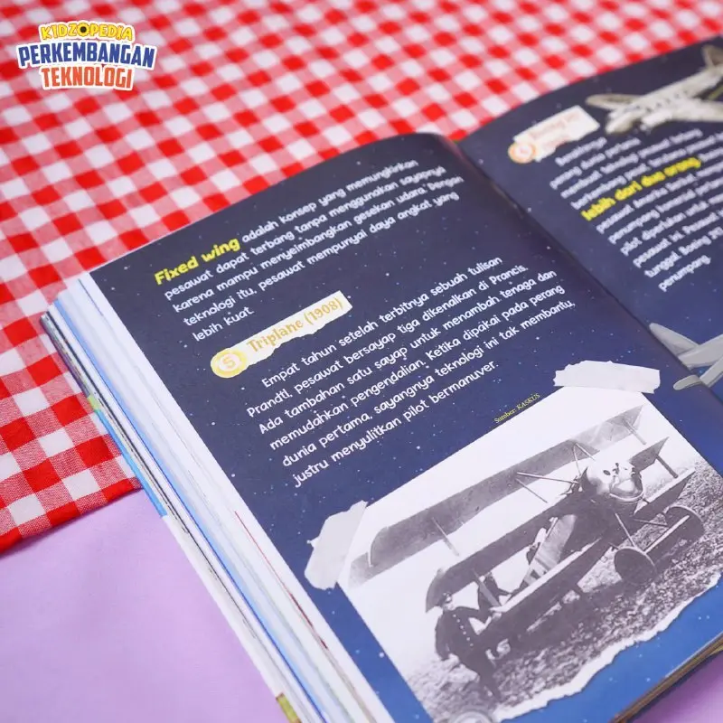 Buku Sains Anak - Kidzopedia Perkembangan Teknologi Books Hardcover 6