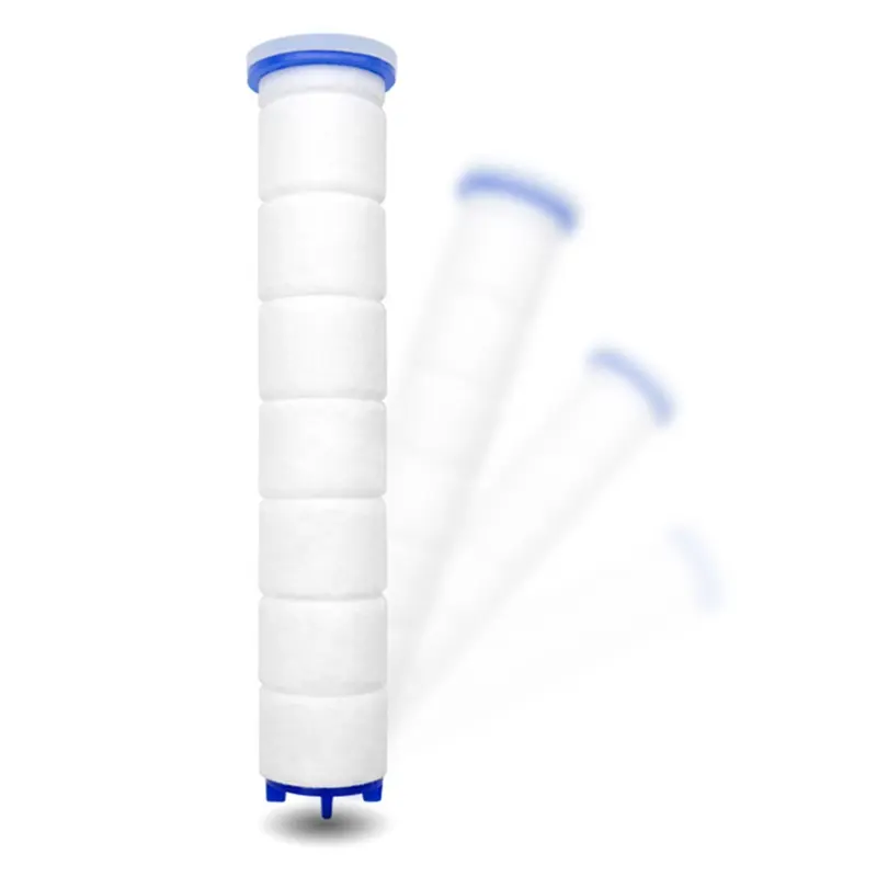 Bathroom PVC Cotton Filter Shower Head Three Gears With 3pcs Filter /1PC Filter 1
