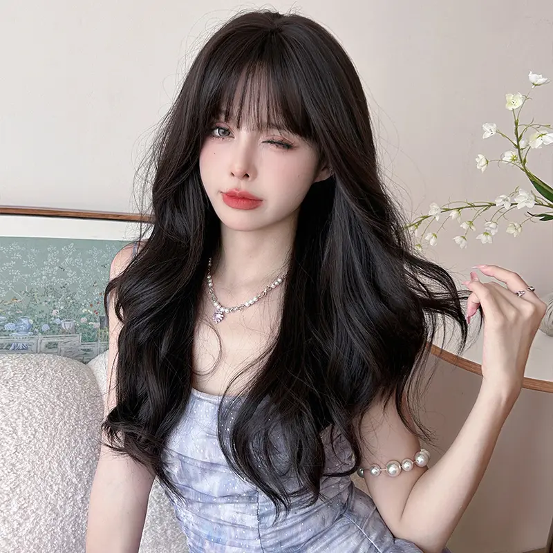 Bộ Tóc Giả Gợn Sóng Sâu, Một Mảnh, Tóc Xoăn Hình Chữ U, Trông Tự Nhiên Và Bồng Bềnh Tóc Nối 4