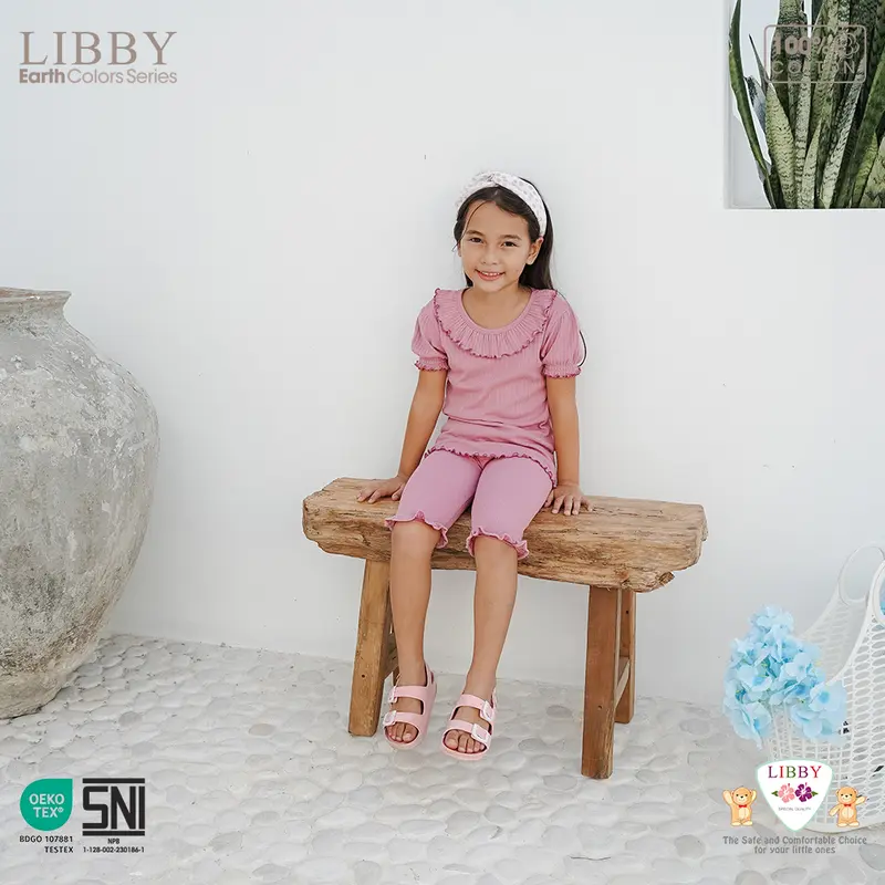 LIBBY Earth Colours Easy Shirt Girl (1PCS /Pack) 5