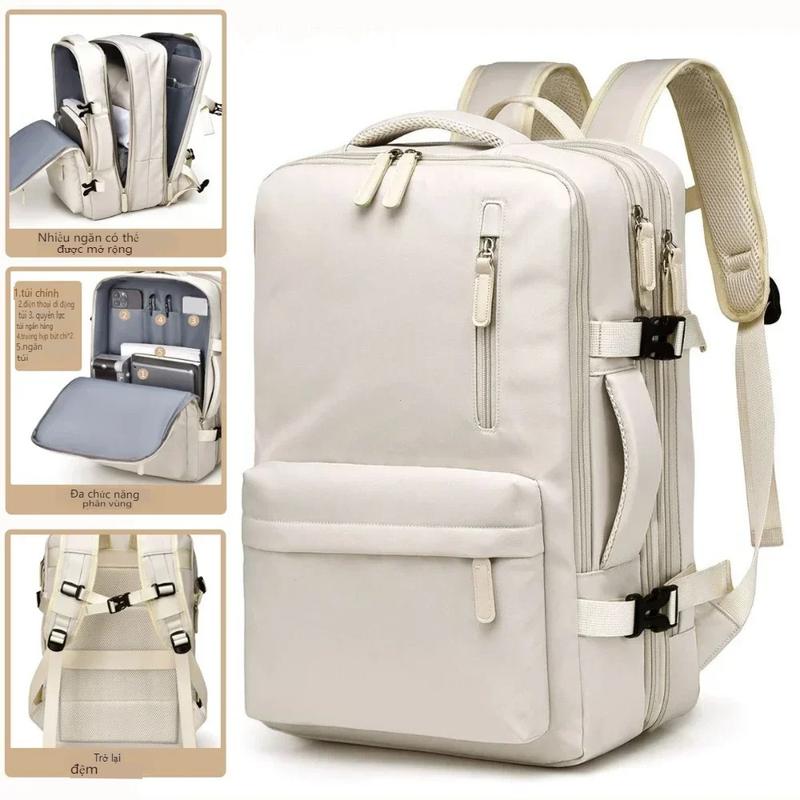 Ba lô 40x30x20 Cabin máy bay Hành lý xách tay Ba lô Máy tính xách tay Ba lô cho Máy bay Du lịch Ba lô Đi học Nam Túi nữ