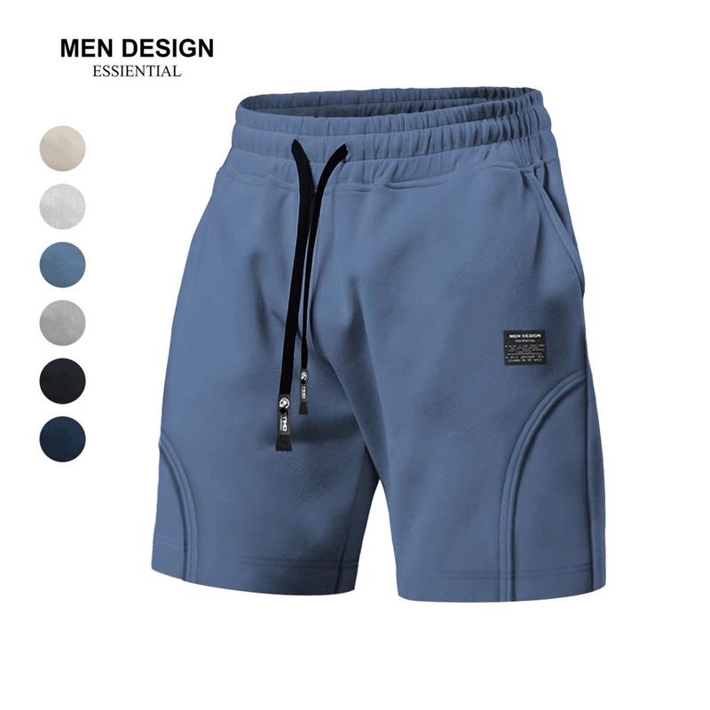1 Quần Short Thể Thao Nam Nỉ Co Giãn 4 Chiều Cao Cấp Phong Cách Thể Thao Trẻ Trung Năng Động [MEN DESIGN] Sport Trang Phục Đồng