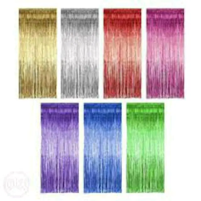 Tirai foil ultah
