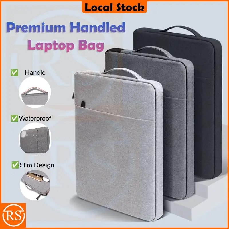 Premium handled laptop casing Waterproof Laptop bag sleeve Shockproof ❤️SG Seller❤️