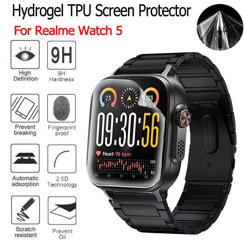 ฟิล์ม กระจก สำหรับ realme watch 5 tpu ฟิล์มกันรอย สำหรับ realme watch 5 นาฬิกาอัฉริยะ