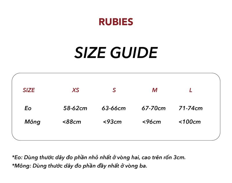 Product Introduction of RUBIES Váy Dài Nữ Malio Skirt 0