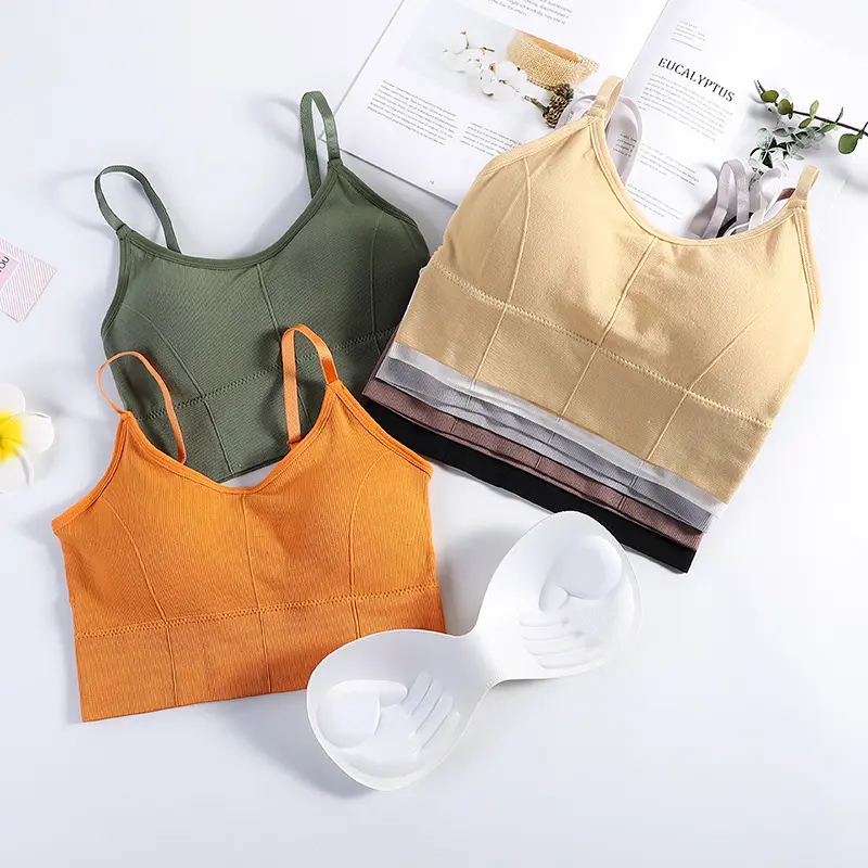 (KB09) 2 PCS Sport Bra BH Olahraga Pakaian Dalam Wanita Tali Strap