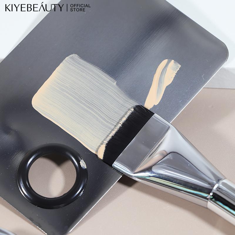 Cọ Tán Nền KIYE Đầu Dẹt Siêu Mỏng Giúp Tạo Lớp Nền Căng Mướt Và Mịn Màng Tư Nhiên 6