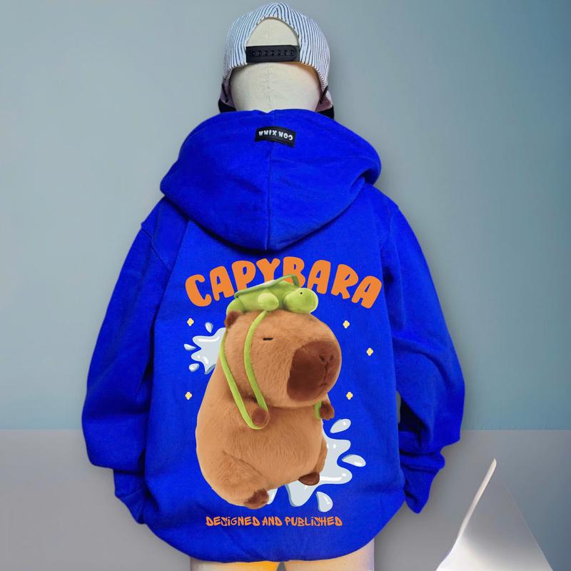 [Mua 2 tặng 1]Áo Khoác Dây Kéo Bé Trai, Bé Gái Form Rộng Nỉ CABYBARAA CHỮ CAMM Cho Bé Từ 4 Đến 10 Tuổi tặng áo nỉ ngẫu nhiên