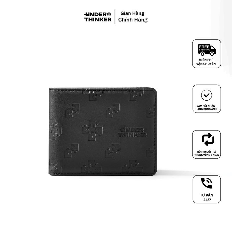 Ví Da Nam Signature Dập Chìm Cao Cấp | Local Brand Chính Hãng UNDERTHINKER
